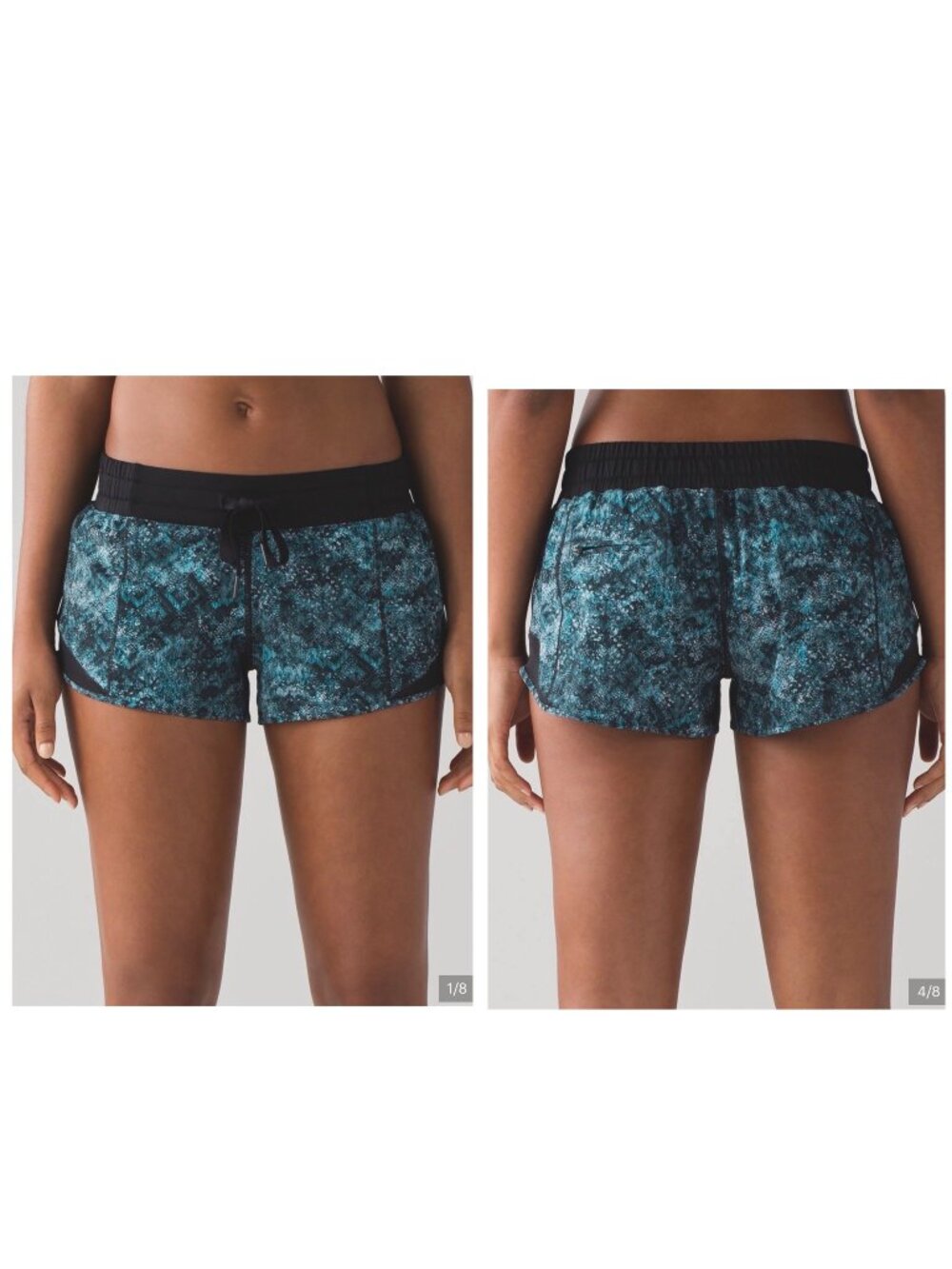 Lululemon Hotty Hot Shorts Womens 6 Low Rise Drawstring Lined Running Inseam 4